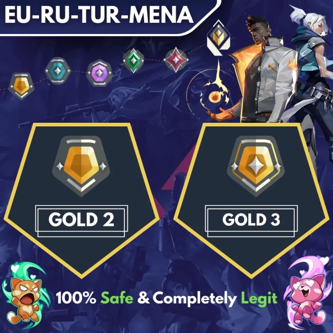 [EU-RU-TR-MENA] ◈ DUO ◈ GOLD 2 → GOLD 3 ◈ Fast & Professional Booster With You as a DUO ◈ High Radiant Employees ◈ 24/7 Live Service