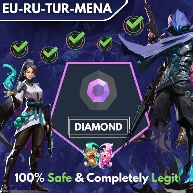 [EU-RU-TR-MENA] ◈ Placement Games ◈ DUO ◈ EX Rank: DIAMOND ◈ Fast & Professional Booster With You as a DUO ◈ The Price Is Per One Game ◈ 24/7