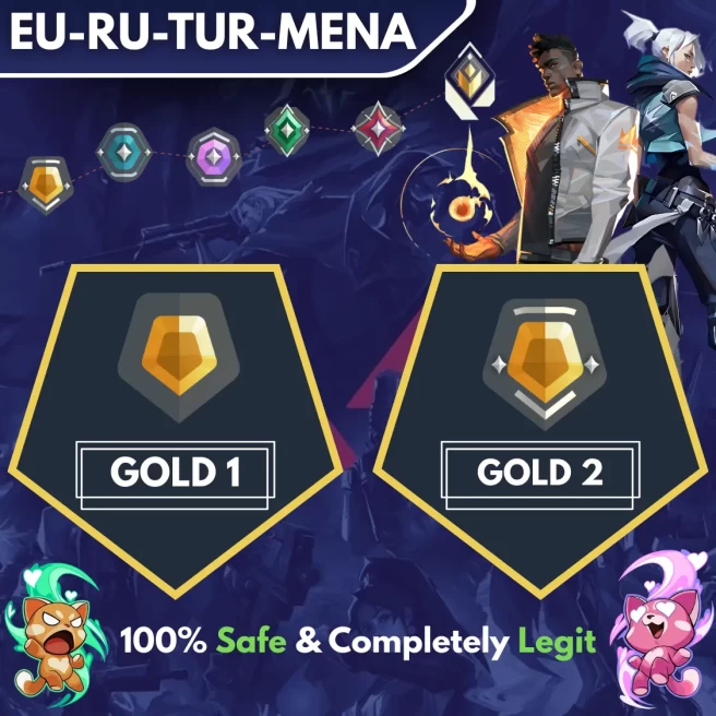 [EU-RU-TR-MENA] ◈ DUO ◈ GOLD 1 → GOLD 2 ◈ Fast & Professional Booster With You as a DUO ◈ High Radiant Employees ◈ 24/7 Live Service