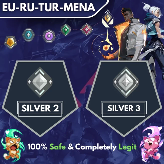 [EU-RU-TR-MENA] ◈ DUO ◈ SILVER 2 → SILVER 3 ◈ Fast & Professional Booster With You as a DUO ◈ High Radiant Employees ◈ 24/7 Live Service