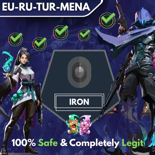 [EU-RU-TR-MENA] ◈ Placement Games ◈ DUO ◈ EX Rank: IRON ◈ Fast & Professional Booster With You as a DUO ◈ The Price Is Per One Game ◈ 24/7