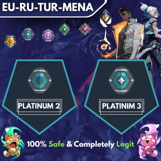 [EU-RU-TR-MENA] ◈ DUO ◈ PLATINUM 2 → PLATINUM 3 ◈ Fast & Professional Booster With You as a DUO ◈ High Radiant Employees ◈ 24/7 Live Service