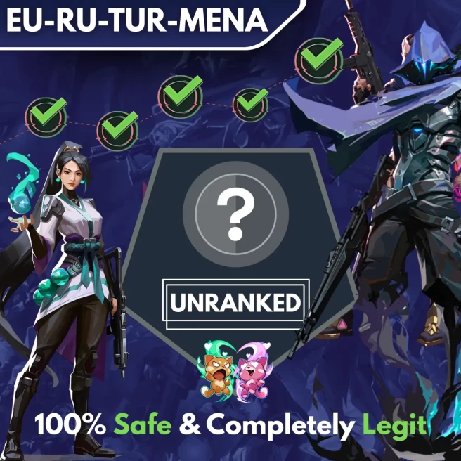 [EU-RU-TR-MENA] ◈ Placement Games ◈ DUO ◈ EX Rank: UNRANKED ◈ Fast & Professional Booster With You as a DUO ◈ The Price Is Per One Game ◈ 24/7