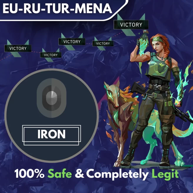 [EU-RU-TR-MENA] ◈ Competitive Wins ◈ DUO ◈ Rank: IRON ◈ Fast & Professional Booster With You as a DUO ◈ The Price Is Per One Win ◈ 24/7
