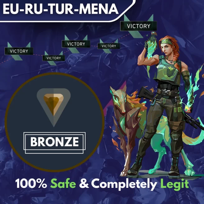 [EU-RU-TR-MENA] ◈ Competitive Wins ◈ DUO ◈ Rank: BRONZE ◈ Fast & Professional Booster With You as a DUO ◈ The Price Is Per One Win ◈ 24/7