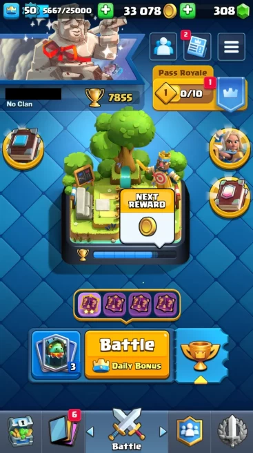 KT14◆LVL49◆7278 TROPHIES◆109 CARADS◆6 MAX CARDS◆45 EMOTES◆4 SKINS◆61k GOLD◆68 GEMS◆ R445