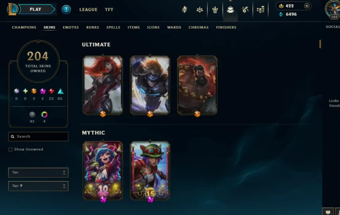 ME EMAIL CHANGEABLE ALL CHAMPIONS 204 SKINS 73 LITTLE LEGENDS Chibi Galaxy Slayer Zed 