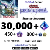 30,000 Gems+450-600 UR dust+800 SR dust+Evil Twin suit+6-15 UR Mirror
