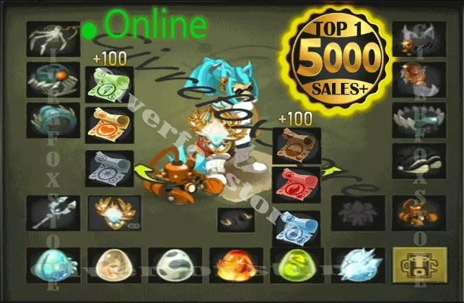 Orukam>[ Pano IOP lvl 200 Tres Bon Jet ] + Kit Parchotage 100 tout les Elements