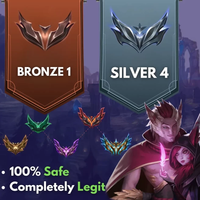 [EUW-EUNE-RU] ◈DUO◈ BRONZE 1 → SILVER 4 ◈ Fast & Professional BOOSTING SERVICE ◈ High Grand-Master Employee With You As a DUO ◈ 24/7