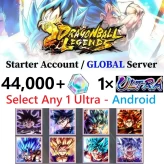 [Andorid] Any 1 Ultra Character(You can choose) + 44,000+ Chrono Crystal - Fast Delivery - Bandai ID