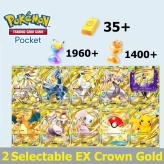 [GLOBAL]Pokemon TCG Pocket Starter Account with 2 Selectable EX Crown card & 35+ Pokégold & 1960+ Pack Hourglass & 1400+ Wonder Hourglass