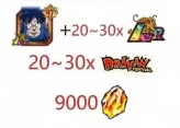 [Android]DBZ Dokkan Battle GLOBAL -The character in picture + 9000 DS+ 20-30 LR + 20-30 Festival