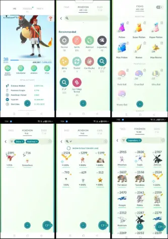 Lvl38 Account l2021 Created l59shiny l47Hetched l 40legendary l 2Shiny Hetched l 6hundo  1hundo legendary 3costume l 1costume shiny l 17Dyanmax