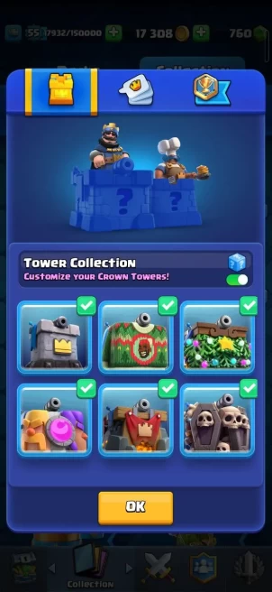 (Android/iOS) KT 14 - lvl 55 - Cards119/120 _cardmax 39 _elite 8 /Emote 71 / skin tower 6