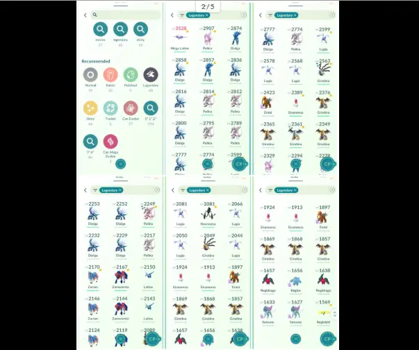 e131 Mega Latios 3,5k Shiny Giratina(Origin and Altered) Shiny Palkia 60 Legendary 66 Shiny Nihilego Zamazenta, Zacian Necrozma Deoxys