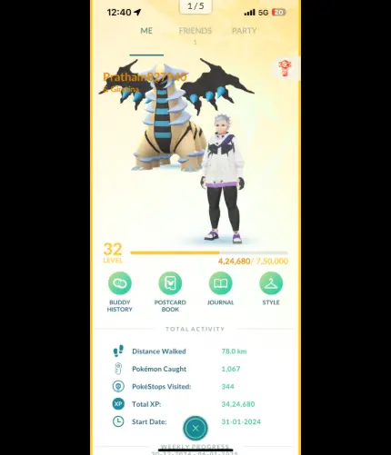 LEVEL 32 458/500 Pokemon 74 Legendary 11 Shiny Instant Delivery