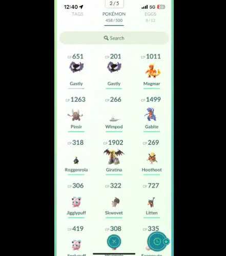 LEVEL 32 458/500 Pokemon 74 Legendary 11 Shiny Instant Delivery