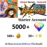 [Global - Android] 5000+ Rainbow Diamonds + 50+ 4 Star Character + 500+ Gold Fragments - Starter Accounts