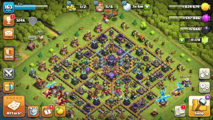 TH15| LVL163| Heroes(K71 Q80 M51 W58 R33) | BM24| 644War Stars | C135