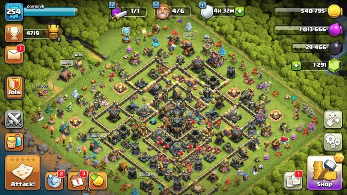 TH17| LVL254| Heroes(K100 Q100 M90 W75 R50)| BM35| 3835War Stars| C137
