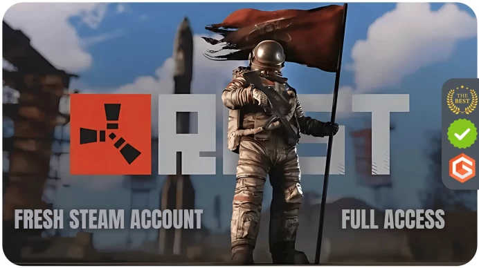 Rust (Steam) ◈ New Fresh Steam Account ◈ Original Mail ◈ 0 Hours Played ◈ Full Access ◈ Instant Delivery