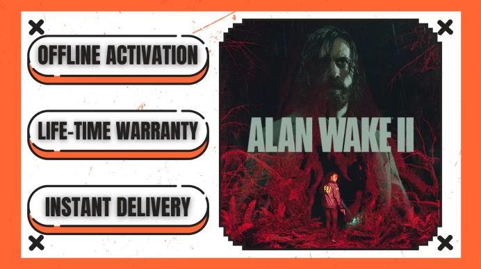 Alan Wake 2 (+1 Free Game Gift) ◈ Steam Offline Activation ◈ Instant Delivery ◈ Lifetime Access