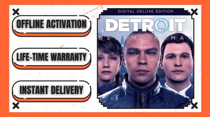 Detroit: Become Human (+1 Free Game Gift) ◈ Steam Offline Activation ◈ Instant Delivery ◈ Lifetime Access