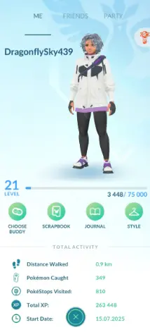 Pokémon GO Account LvL 21 | 100-300 Pokémon | Shiny Espurr | Clean & Unlinked | Fast Delivery