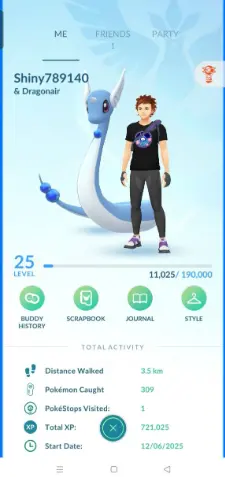 LVL 25 STARTER ACCOUNT( YEAR 2025)  13 LEGENDARY  SLOGOLEO 1 SHINY  1 X RAID PASS 293POKEMON  INSTANT DELIVERY