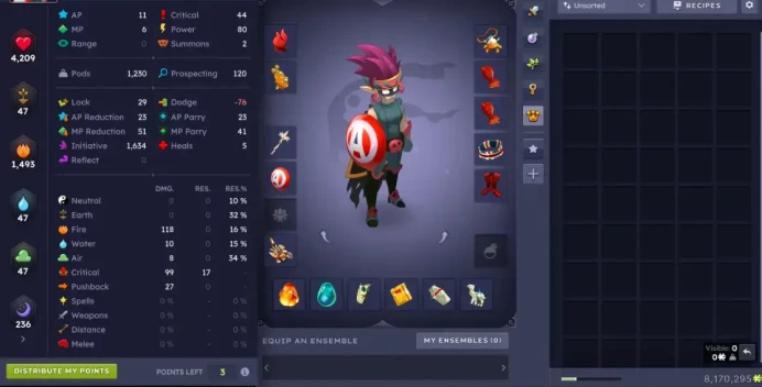(dakal) Roublard 200 OPTI – 5M Kamas, 6 Dofus Exo & Skins Offres !