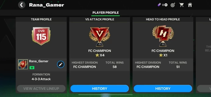 VSA H2h champion 115 OVR Team 115 Garincha 115 Del pirlo 113 VanDar Sar  67 Fc point 400 million extra coin  android ios both supported