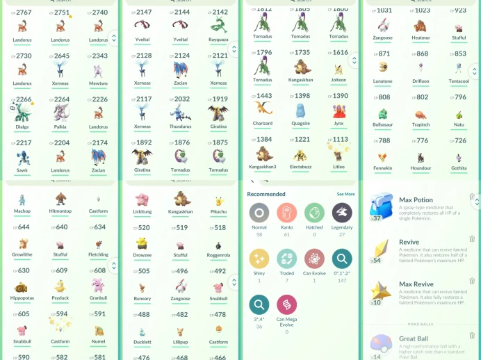 lvl25,have 30 Legendary,Mewtwo Dialga Palkia Shiny Rayquaza Giratina Xerneas Yveltal etc,many nice pokemons N8801