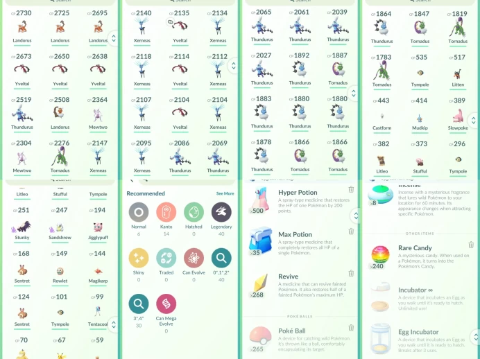 lvl26,have 40 Legendary,Mewtwo Landorus Yveltal Xerneas Toanadus etc,many nice pokemons N8810