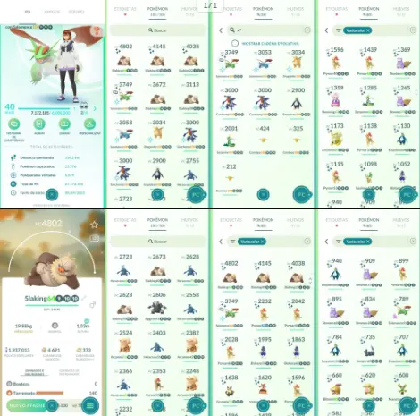 ACm881 -Level 40 | 1.9M dust | x65 shiny x10 100IV | CP3000+ 10 CP2000+ 37 | SHUNDO Salamence |x3 shiny 4000CP+ Slaking |x14 Empoleon (x8 shiny)