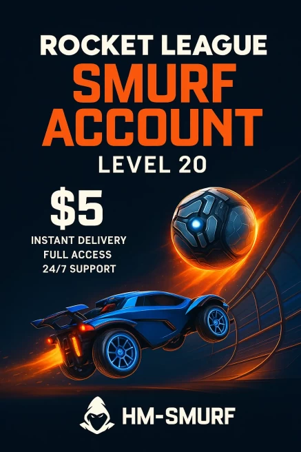 Rocket League Level 20 Smurf Accounts – Ready for Ranked | Full Access | Instant Delivery