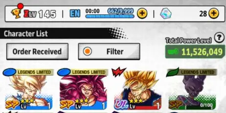 IOS 145LVL Ultra Super Saiyan Goku + 2 LL (DESCRIPTION)