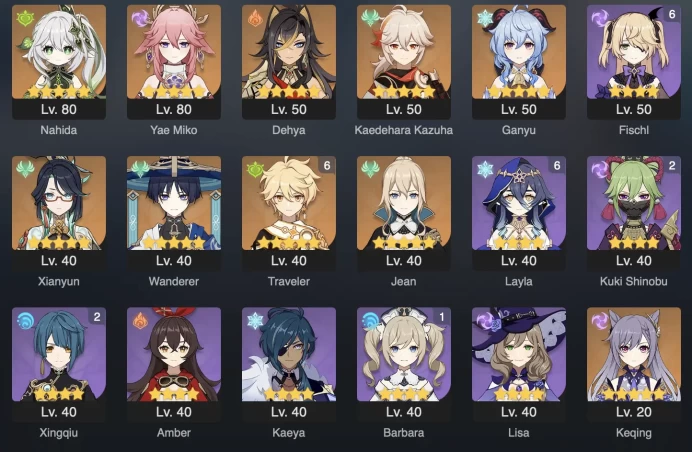 | 3in1 | GENSHIN IMPACT | 51 AR | 39 CHARACTERS | 10 LEGENDARY | FULL ACCESS | Warranty | 2 GIFTS