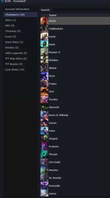 Region: EUW