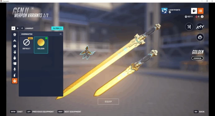 Lifetime Warranty+Steam Account + 234 SKINS + Free Choose 1 Golden Weapon+ 2 Golden Weapon+GENJI SENTAL + GENJI ONI + GENJI BAIHU + BASTION STEA