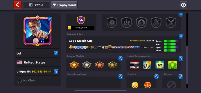 8BP | 1B Coins  Archon Cue  VIP Black Diamond  19/20 Legendary  6 Maxed Cues  Instant Delivery +  Full Access ! MKG1120