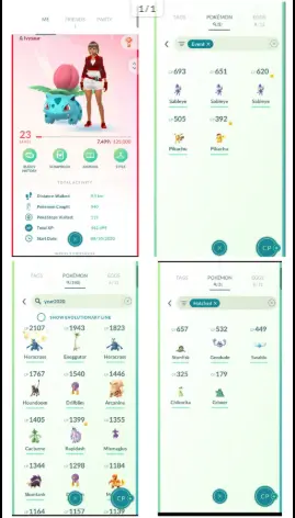 C54 | 2020 Account | level 23 | 1 Shiny | 4 My | Rare Jacket Snorlax | 5 Rare Event Pokemons | 300 Pokemon Bag | 450 Item Bag