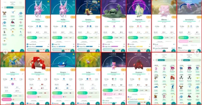 Shiny Zamazneta 2.7K, Poliwrath 2.7K, Primarina 2.6K,Palkia 2.2K LVL 36(Valor)285/300 28 Legendary 17 Shiny 4 Hundo 8x3000+ CP 3 Legendary&Shiny