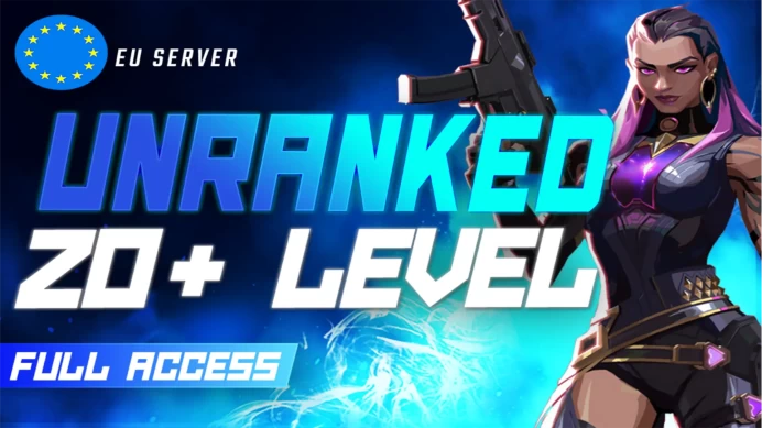 EU | UNRANKED | 20+ LEVEL | MAIL CHANGEABLE VALORANT ACCOUNT