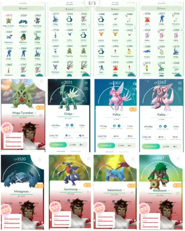 ps118~IV100 MEGA Tyranitar 3,9K~Shiny ORIGIN Dialga~76 Legendary~90 Shiny~101 Hundo (IV100)~IV100 3K:Metagross,Garchomp,Salamence,Rillaboom
