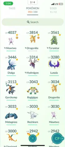 LEVEL 38 TEAM VALOR 350/350 Pokemon 182 Legendary 55 Hundo 754/500 Items Instant Delivery