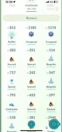 LEVEL 41 485/500 Pokemon 168 Legendary 131 Shiny Instant Delivery