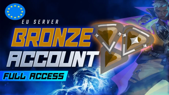 EU | BRONZE 1-2-3 RANK | 20+ LEVEL | MAIL CHANGEABLE VALORANT ACCOUNTS