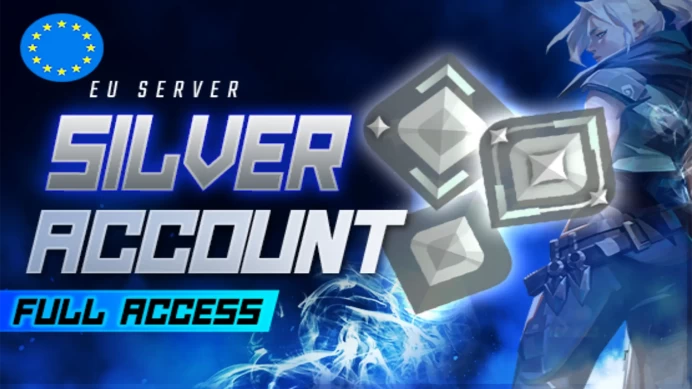 EU | SILVER 1-2-3 RANK | 20+ LEVEL | MAIL CHANGEABLE VALORANT ACCOUNTS