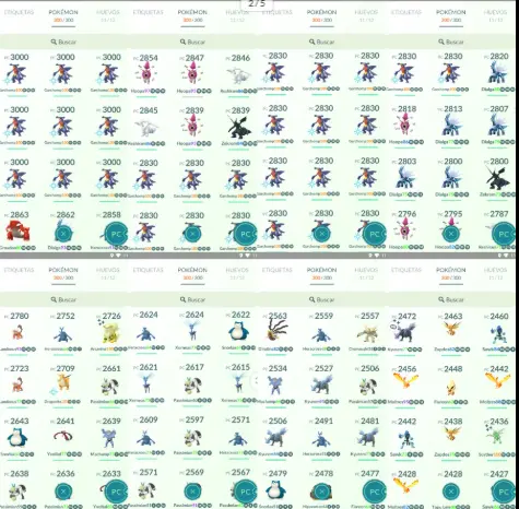 ACl845 - Valor| x18 3000CP |x204 2000CP |x51 SHUNDO Arcaninex11 Chansey|x38 Garchomp 100IV |Kyurem Shiny Regirock SHADOW Regice SHADOW x6 Dialga